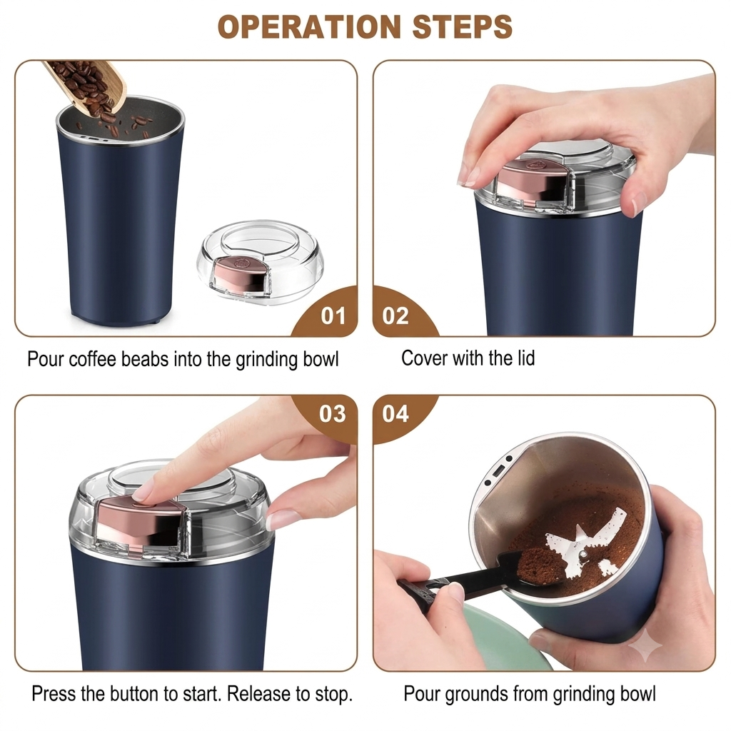 Multifunctional Electric Coffee Grinder