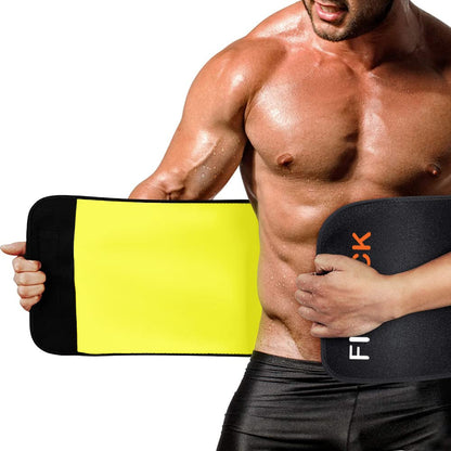 Sweat Belt, Abdominal Belt for Men and Women Non-Tearable, Sauna Belt Waist Trainer