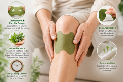 Herbal Knee Pain Relief Patch (Pack of 10)