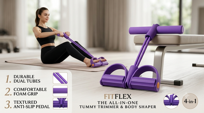 8 tube Multifunction Pedal Resistance Band Trainer