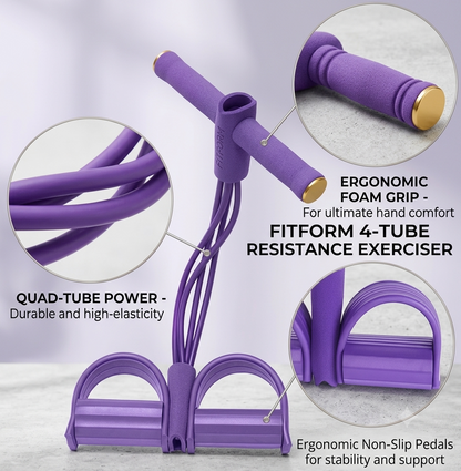 8 tube Multifunction Pedal Resistance Band Trainer